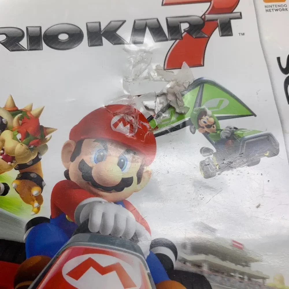 Mario Kart 7 + Super Smash Bros Nintendo 3DS CIB Handheld Game Bundle Untested